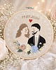 Ślub - inne Personalizowana pamiątka ślubna, haft w tamborku