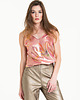 t-shirt damskie Jedwabny Top