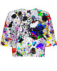 t-shirt damskie DR.CROW T-shirt Krótki CROP Splash