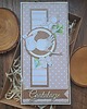 kartki scrapbooking Kartka z okazji narodzin córeczki (w pudełku)