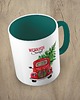 kubki Kolorowy kubek ŚWIĄTECZNE AUTO - mix kolorów