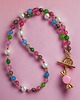 chokery NASZYJNIK candy UNIKAT : jadeit multicolor