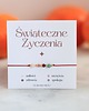 bransoletki na sznurku Świąteczne Życzenia!