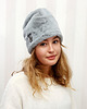 czapki damskie CZAPKA CHAPOOSIE SoftFur Gray