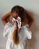 dziewczynka - inne Gumka jedwabna z kokardą MINI scrunchie spring flowers