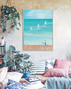 plakaty Nad morzem - rower i żagle - plakat fine art