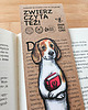 zakładki do książek Zakładka do ksiązki Beagle Tosia*