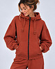 bluza z kapturem damska Bluza  Na Zamek ,,SUZANA"  Batat