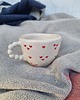 kubki Filiżanka ceramiczna SERDUSZKA