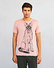t-shirty męskie Siamese Cat Men's T-shirt light pink