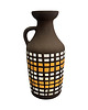 wazony Ceramiczny wazon z uchem, Strehla Keramik, Niemcy, lata 70.