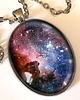 wisiory Medalion duży owalny Carina Nebula