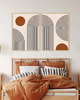 grafiki i ilustracje DWA PLAKATY mid century abstrakcyjne