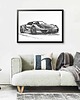 grafiki i ilustracje Porsche  100x70