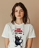 t-shirt damskie I WAS NORMAL koszulka z nadrukiem