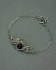 bransoletki wire wrapping Bransoletka obsydian złocisty, wire wrapping