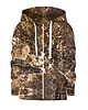 bluzy dla dziewczynki Bluza Zamek Dziewczynka DR.CROW Marble Brown