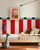 tapety i naklejki ścienne Wainscoting Seashell  - samoprzylepny dekoracyjny panel ścienny