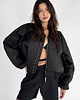 kurtki damskie Shorty cloud oversize bomber jacket