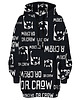 bluza z kapturem damska Bluza Oversize Tunika DR.CROW Logo Czarna