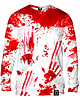 bluzy męskie Bluza Bez Kaptura Męska DR.CROW Zombie White