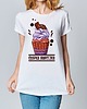 t-shirt damskie Koszulka damska  z nadrukiem Słodka babeczka