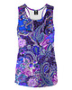 topy damskie DR.CROW Bokserka Damska Purple Paisley