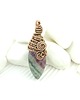 wisiory Fluoryt wisiorek wire wrapping