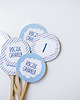 akcesoria dziecięce - różne Pikery personalizowane do babeczek MIŚ 6 szt