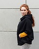 bluza z kapturem damska Ponczo narzutka bluza kurtka styl gotycki