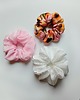 gumki do włosów 3 Jedwabne frotki /scrunchie Love zestaw słoneczny