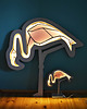 lampy do pokoju dziecka lampa ścienna Unky - FLAMING XL 120 cm
