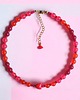 chokery Choker : energy : summer collection : jadeit i ceramiczne serduszko