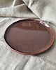 patery i talerze Talerz ceramiczny brąz - 17 cm