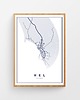 plakaty Plakat Hel Mapa