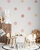 naklejki ścienne do pokoju dziecka Naklejki Stokrotki boho baby