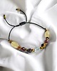 bransoletki z kamieni naturalnych LEW - zodiac collection - NEW gold.