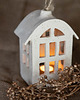 dekoracje świetlne Lampion - Dom Hobbita Biały-  20 cm