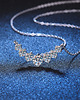 srebrne naszyjniki Naszyjnik srebrny Moissanite 1.1ct 925