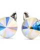 kolczyki swarovski Kolczyki - kryształy Swarovski -kotki Crystal AB (większe)