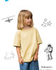 t-shirty dla dziewczynki Koszulka PEGGY GOTS dusty yellow