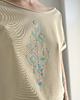 t-shirt damskie Turkusowy alchemik Piasek pustyni Oversize