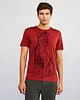 t-shirty męskie Irish Terrier Dog Men's T-shirt marsala