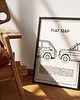plakaty Plakat Polska Motoryzacja - Fiat 126p