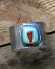 bransoletki wire wrapping Portret marchwi  - BRANSOLETA MANKIET - CUFF