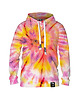 bluzy męskie Męska Bluza z kapturem DR.CROW Tie Die Pink