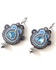 kolczyki soutache Sutaszowe kolczyki SKY