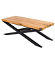 ławki 100 cm Ławka Metalowa Loft Siedzisko Drewno  DĄB