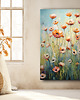 plakaty Polne tulipany - Plakat - Olej, Boho, Abstrakcja
