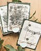 kartki scrapbooking Zestaw kartek na podziękowania, DZIĘKUJĘ